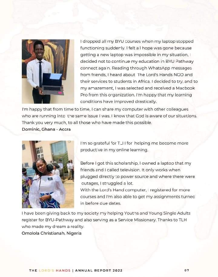 TheLordsHandNG1's tweet photo. In the report, you will find information on our mission and accomplishments, as well as testimonials from the people whose lives we have impacted through our work. https://t.co/nn3edYG7xa