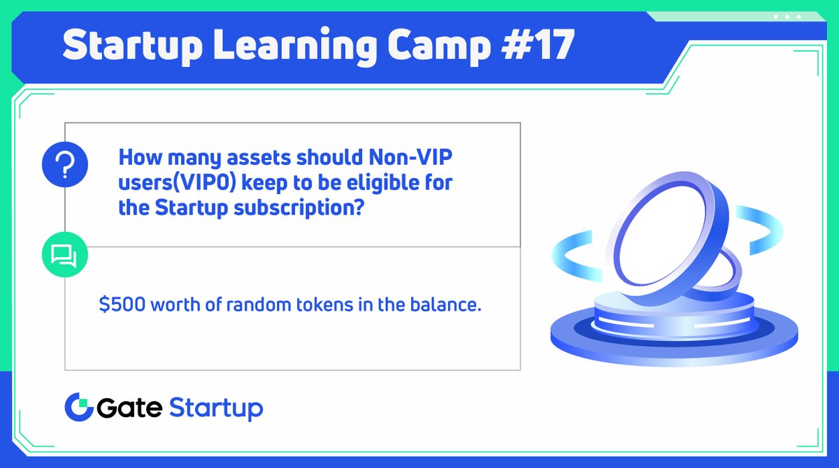 Gate_Launch's tweet image. #StartupLearningCamp 💡
As you know, it&apos;s totally free to claim tokens from #gateiostartup. 
✴️Although there will be no fee deduction, users should be eligible before participating✴️

⤵️Find how many assets should be kept below and remember to keep enough balance. 

#Gateio