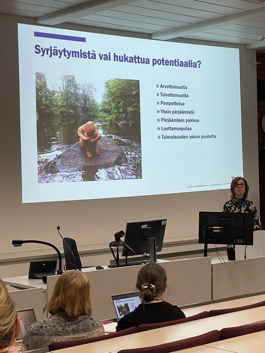 harri_laihonen's tweet photo. Reija Paananen @reijapaananen @DiakAmk ja kohti nuorilähtöistä tukea #lastuhanke #kohtaaminen #kuuntelu #kannustaminen https://t.co/j8Juicso7r