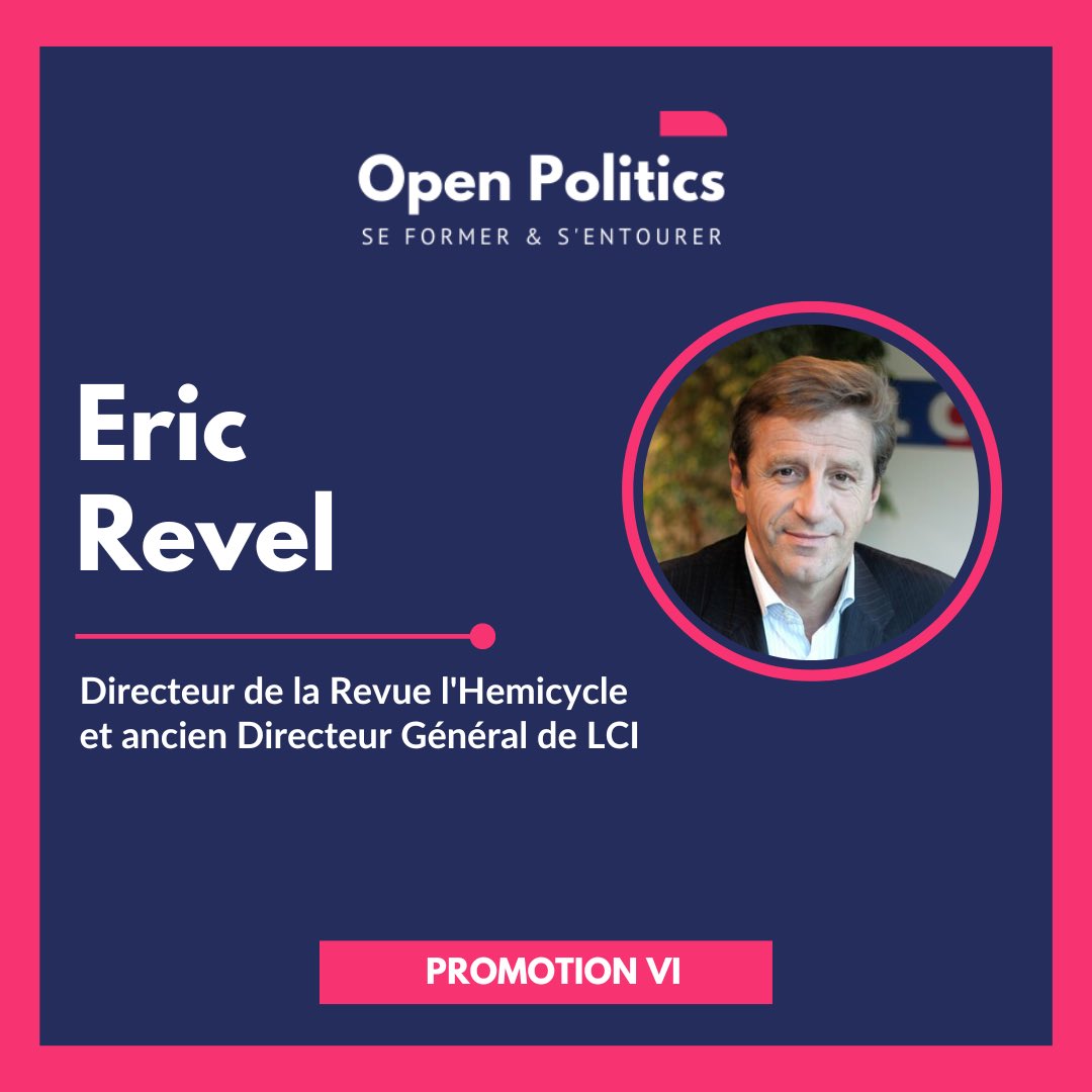 [Promotion 6 - Retour sur les intervenants] 
🎙️ <a href="/ericrevel1/">Eric Revel</a> pour des exercices sur l’#interview politique