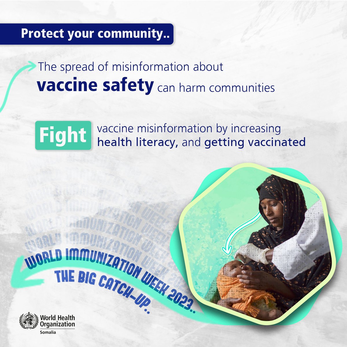 WHOSom's tweet photo. #worldimmunisationweek2023 
#TheBigCatchUp https://t.co/vdxht34Unm