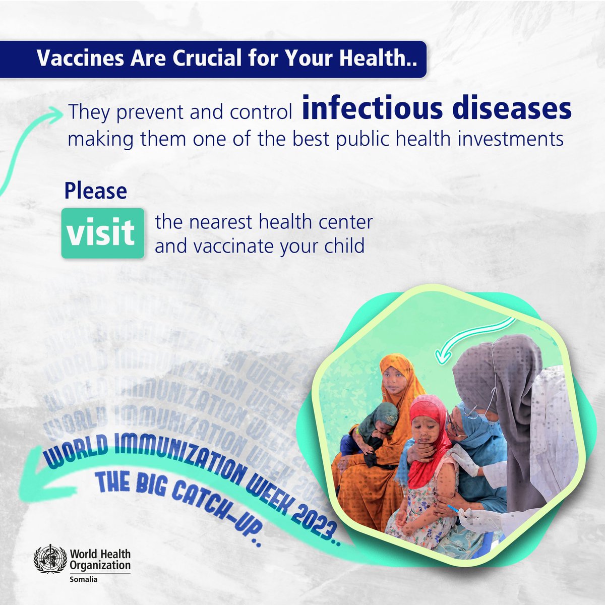 WHOSom's tweet photo. #worldimmunisationweek2023 
#TheBigCatchUp https://t.co/vdxht34Unm