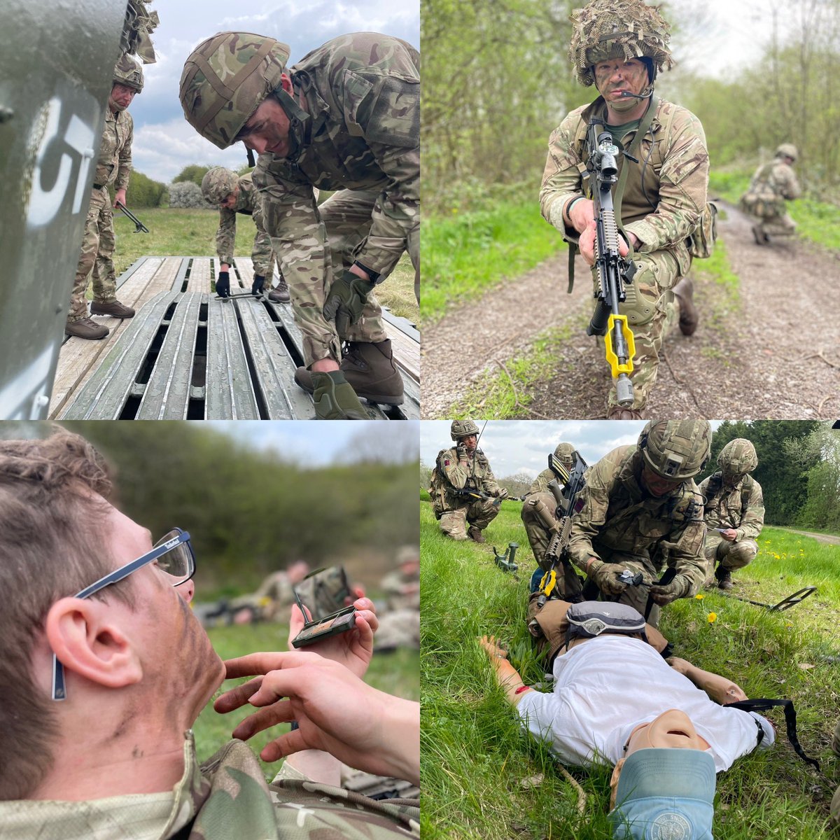 A good weekend out in the field for the Regiment.

If you think spending your spare time developing yourself, earning extra money and meeting new people might be for you then drop us a message on here and we’ll send you some information. #reserves #royalengineers