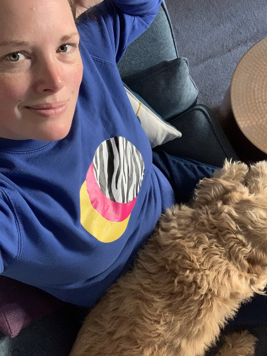 DayInSpace's tweet photo. Gonna have to cancel Weds - I sat down and Fidra came in for a snuggle. So, that’s that, right?
#labradoodlelove #snugglepup https://t.co/ktCb66u8ZP