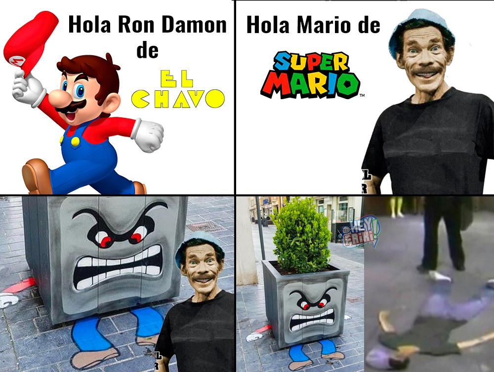 HeyFrikiChannel's tweet photo. Se me chispoteó
- Ricke
#SuperMario #SuperMarioBros #ElChavoDel8 #ElChavo #RonDamon https://t.co/SWVfIseG5T