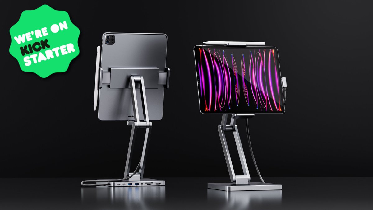 The ultimate iPad Pro Docking Station. INVZI MagHub 3 just launched on Kickstarter. bit.ly/3Auh5K9