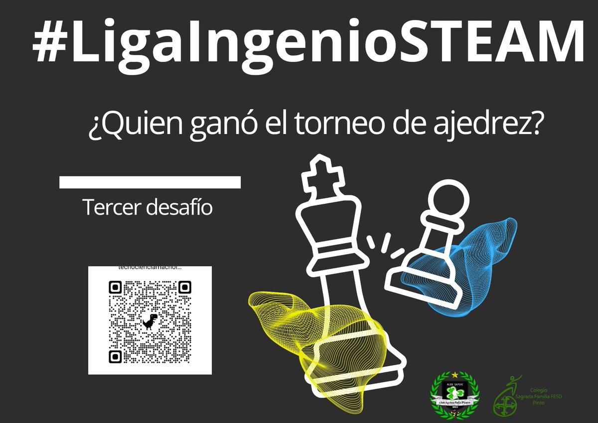 FesdAmpaPinto's tweet image. Tercer reto de #LigaDeIngenioSTEAM 
Deja tú repuesta en comentarios.
#SCD2023 
#scientix 
ampasafafesdpinto.blogspot.com
@FesdAmpaPinto
@fesdomingo
#trabajandoporlosalumnos