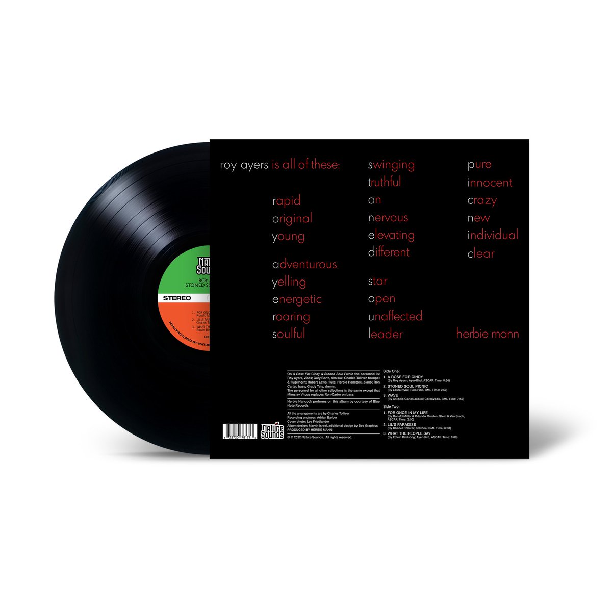 Roy Ayers 'Stoned Soul Picnic' front cover edit &amp; backcover recreation for <a href="/naturesounds/">Nature Sounds</a>