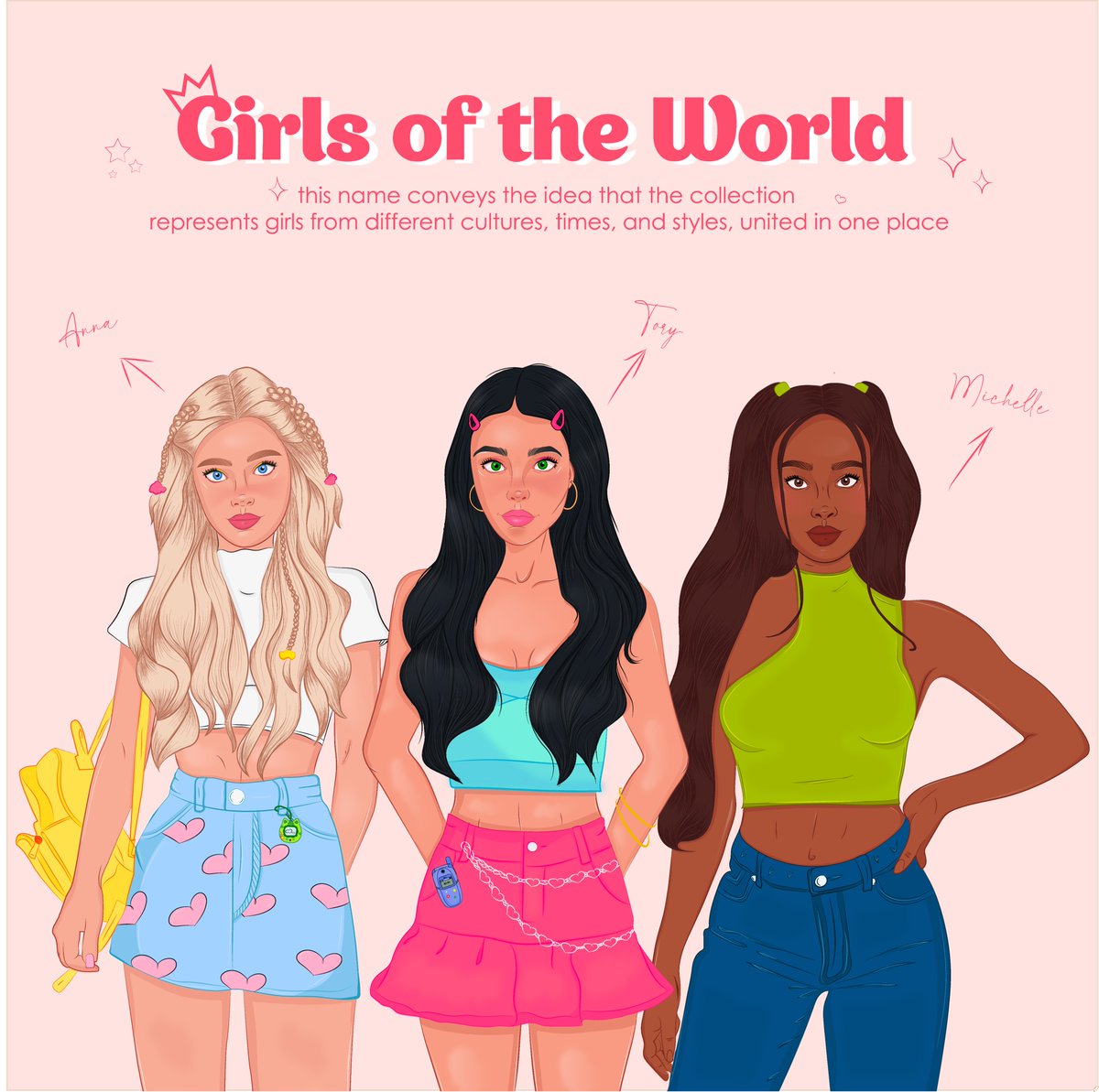 Gm ☀️
PRESENTING MY NEW COLLECTION ON ON <a href="/opensea/">OpenSea</a>  🥳🥰

Girls of the world
0,03 ETH

After such a long break from painting, I hope for your support ❤️
opensea.io/collection/gir…