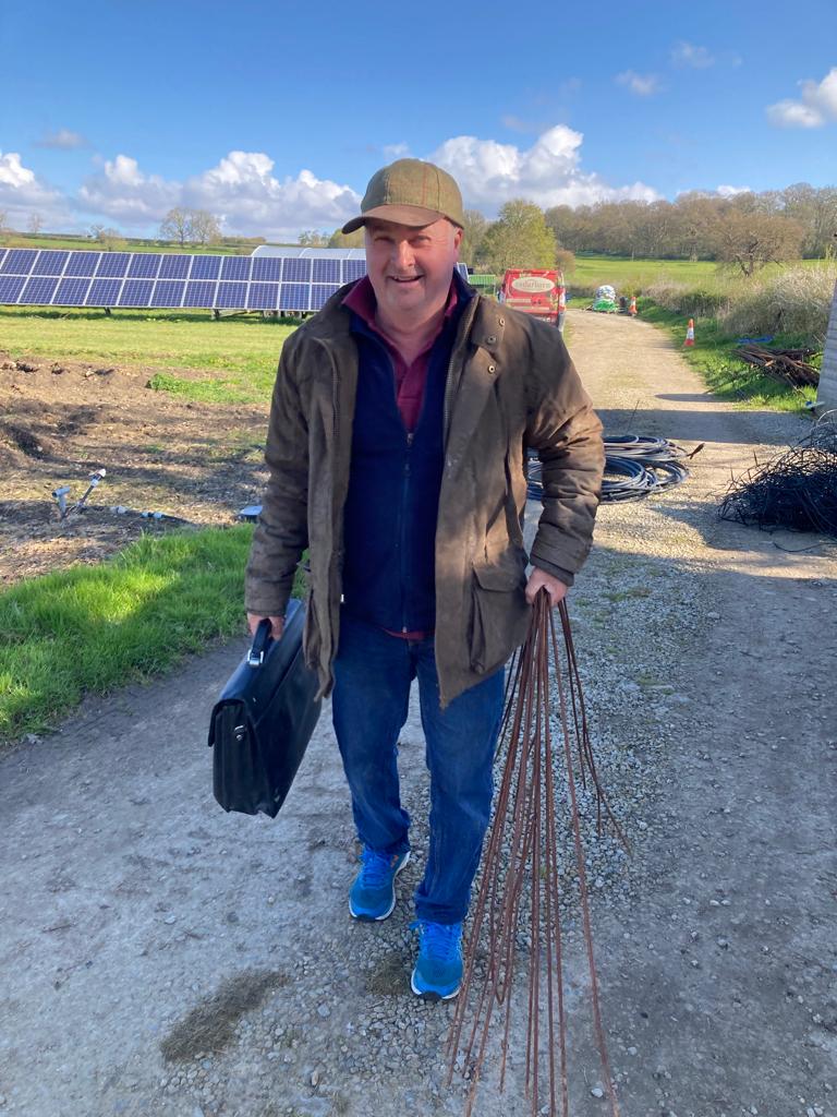 cedarbarn's tweet photo. Farmer Karl's ready for another busy day in the 'office' 😀 https://t.co/JcoApY2XlW