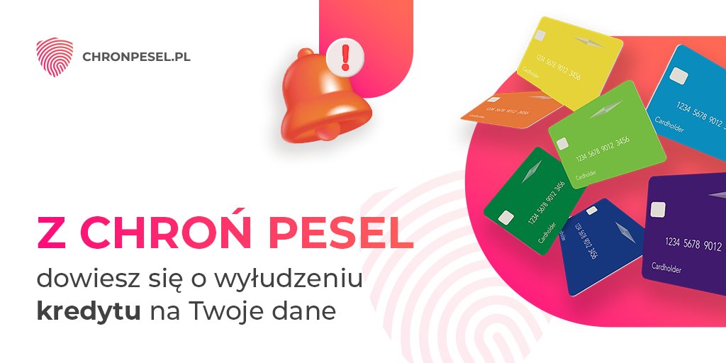 chronpesel's tweet photo. Powiadomimy Cię, kiedy Twoje dane zostaną opublikowane w internecie. Dodatkowo w ramach nowego pakietu możesz też sprawdzić wiarygodność firmy - np. takiej, z którą chcesz podpisać umowę na dużą kwotę. #chronpesel #cyberpakiet https://t.co/38B3noWB7k