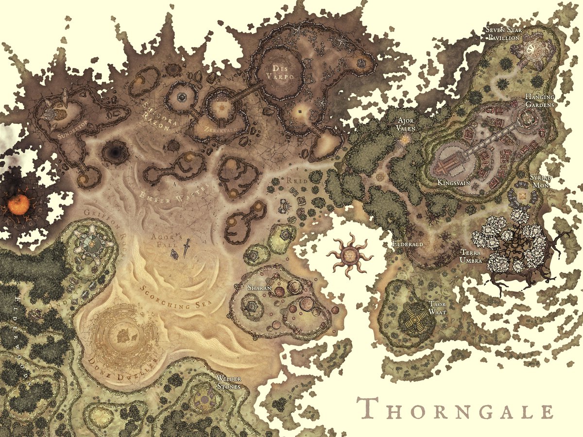 inkarnaterpg's tweet photo. 🌎 Region Map 🌎

Thorngale

🎨 Map by Mati on our Explore page, created using our Watercolor Cities style.

#inkarnate https://t.co/kVpzcrCcXd