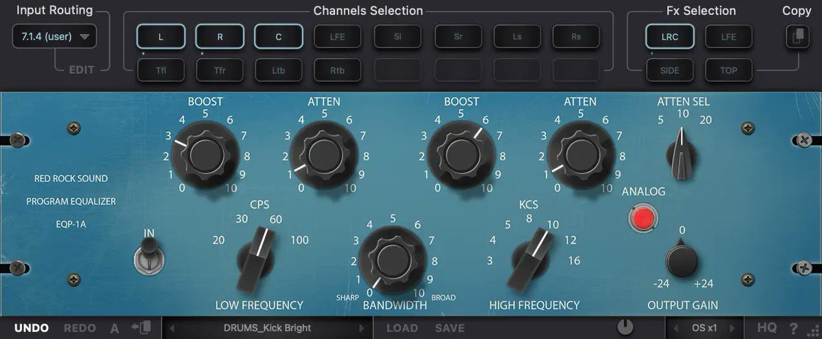 RedRockSound's tweet photo. EQP-1A v1.5.0 is available for VST, AU
LEARN MORE >
https://t.co/xBFLqdLrMM
#rrs #redrocksound #vst #au #nuendo #cubase #atmos #auro3d #reaper #dolbyatmos #surround #ambisonic #logicpro #reaper #bitwig #eq #neve33609 #neve #StudioOne #Ableton #MusicProducer #eqp1a #pultec https://t.co/BSwgPZBTh0