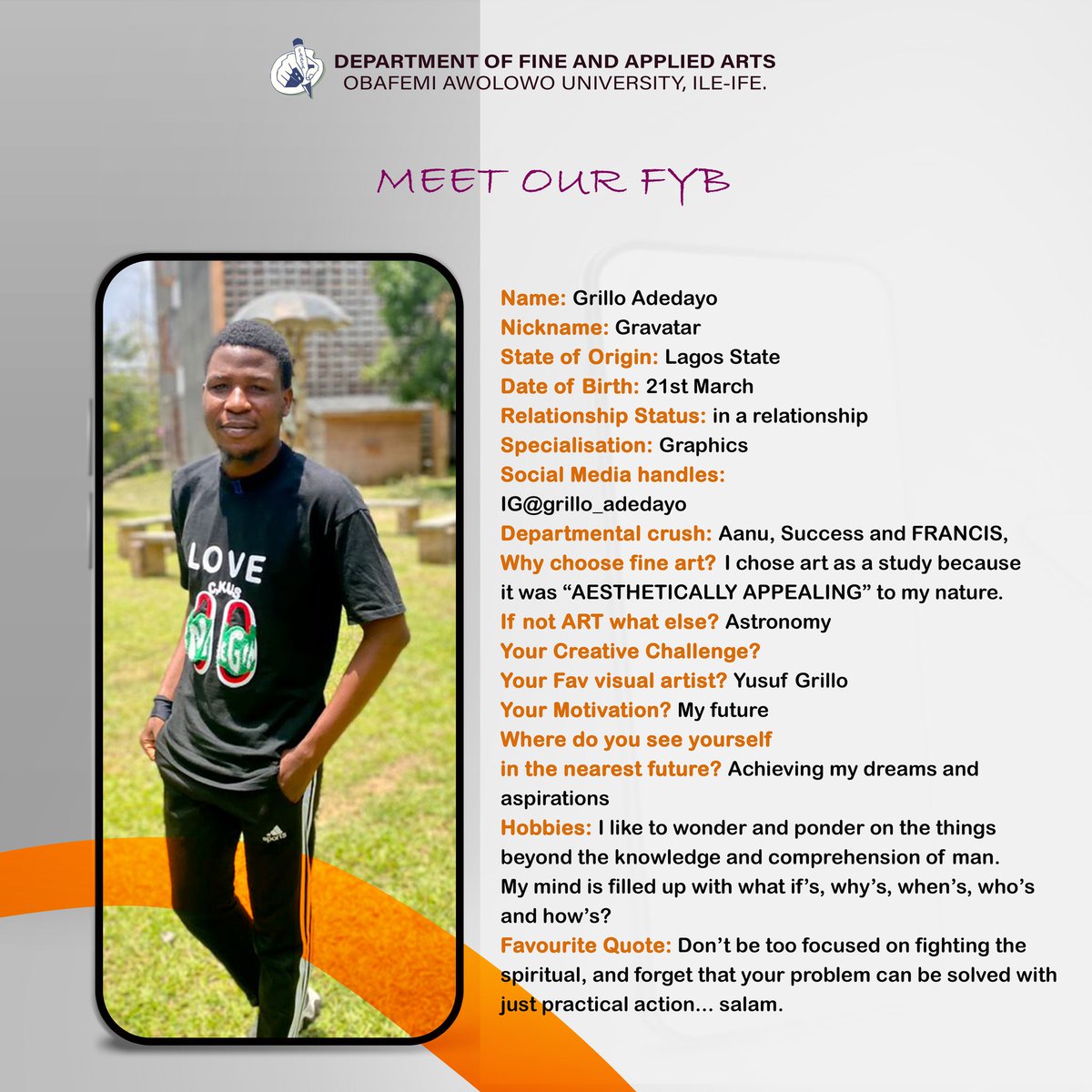 faasa_oau's tweet photo. And we have honorable Grillo in the house too!
#fyb #faasa #OAUTwitter https://t.co/9lUYzekOMx