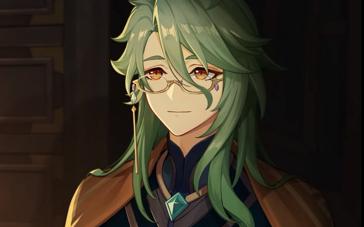 dendrosdaily's tweet photo. baizhu most popular doctor in teyvat because why wouldn’t you go see him when he looks like THAT https://t.co/41MpqMg3Dz