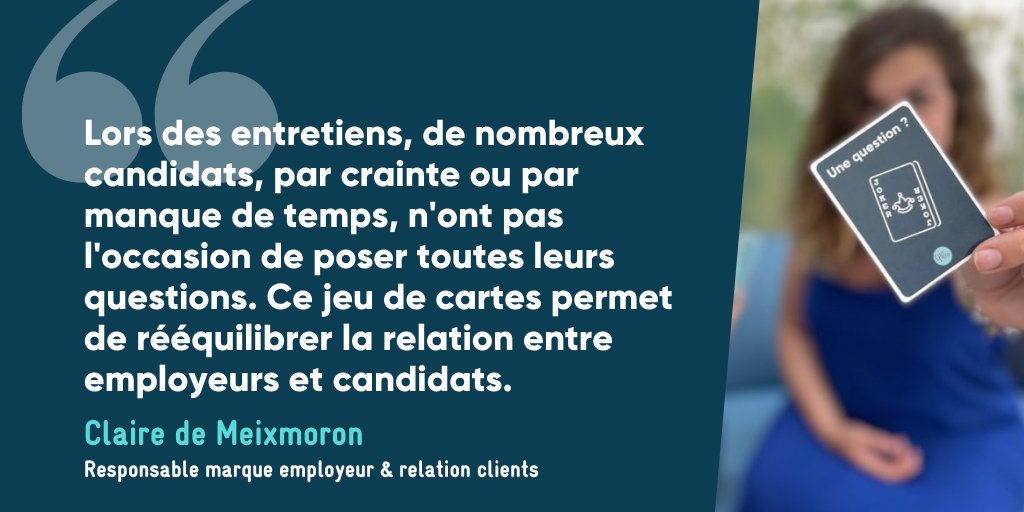 🃏 Recruteurs : sortez le grand jeu ! Notre jeu de cartes #recrutement est de retour 🙌 🎯 L'objectif ? Offrir aux candidats un format d'entretien plus ludique ! Les commandes sont à nouveau ouvertes pour vous procurer notre jeu ! Par ici ▶️ lnkd.in/ekZmcSpw