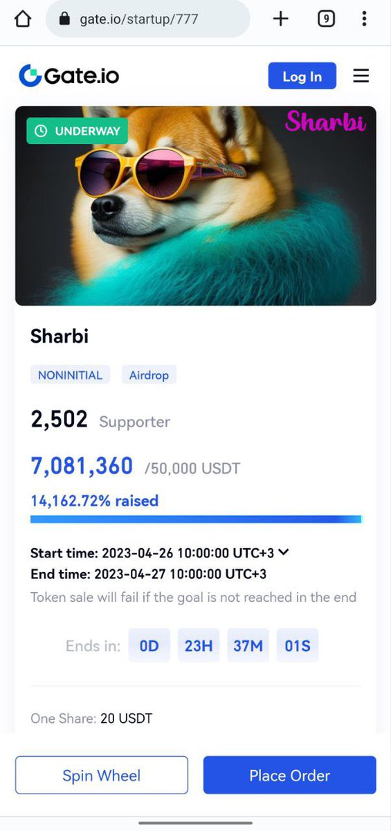 SharbiToken's tweet photo. 7M $usdt raised in just first 20 minutes 😜👀 23 hours to go…

@gate_io thank you for having $Sharbi ! Woof!!!

#meme #memecoin #SHIBARIUM #Arbitrum #Ethereum https://t.co/ShmVKD7C21
