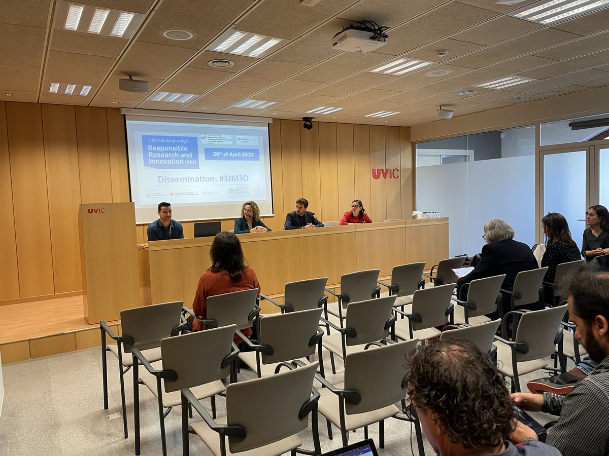 👉🏻 The III Workshop of our Research Group about Responsible Research and Innovation has just started. If you disseminate you can use this hashtag: #3JM3O  
<a href="/javierjerezroig/">Javier Jerez-Roig</a> <a href="/anraar/">Anna Ramon</a> <a href="/eduminobes/">Eduard Minobes</a> <a href="/UDivulga/">UDivulga</a> <a href="/UVic_FCSB/">Facultat de Ciències de la Salut i el Benestar</a> <a href="/FundacioGrifols/">Fundació Grífols</a> <a href="/COIBarcelona/">Col·legi d'Infermeres i Infermers de BCN (COIB)</a> <a href="/ColFiCat/">CFC</a>
