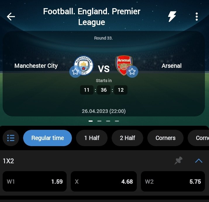 OscarFigure's tweet photo. Arsenal iko na odds tempting Sana...Acha nijaribu kwani iko nini https://t.co/GXFtXqvOjo