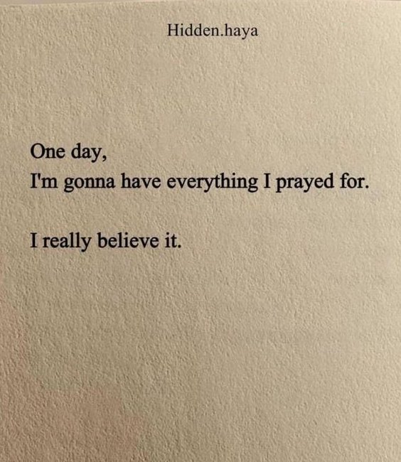 I believe it