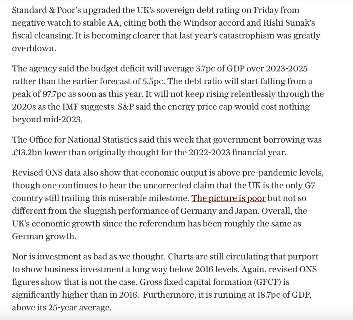 Mattisamazing33's tweet photo. Seems the UK economy is performing better than almost anyone is reporting... https://t.co/3bXVmmKmvK