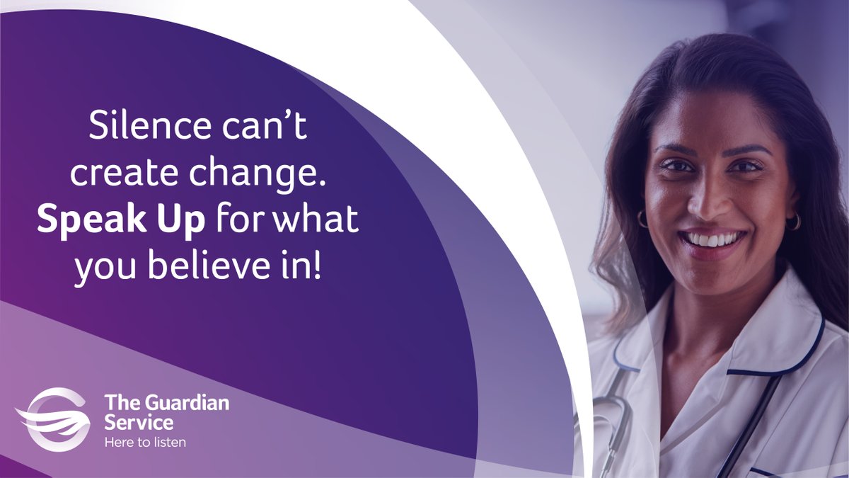 SimonP_FTSU's tweet photo. Speaking up can be daunting, but it's worth it. When you share your ideas and opinions in the workplace, you can make a real impact and help drive positive change! #TheGuardianService https://t.co/cHuG71WXKp