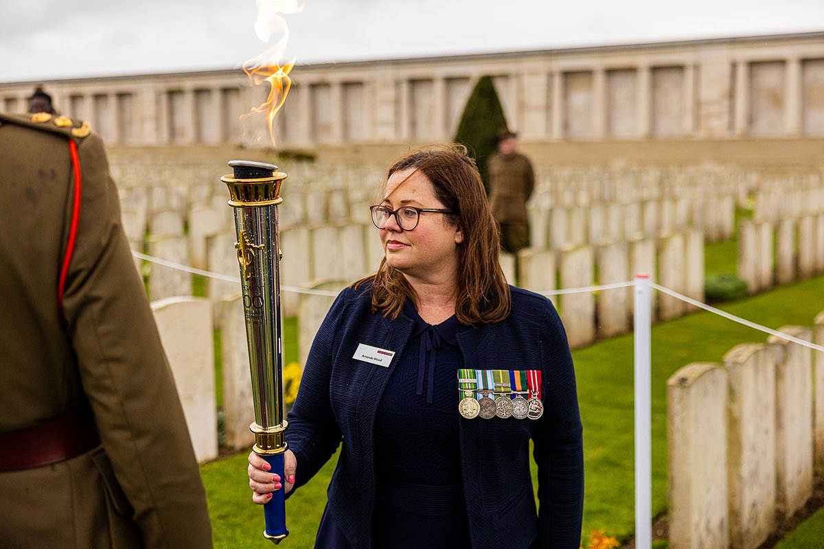 BAESystemsAus's tweet photo. We have marked the beginning of the #LegacyTorchRelay in Pozieres France. We will be participating and following this commemorative relay over six months and 55,000kms!
Follow the action at https://t.co/cLV5TOv1ZD
#JoinUsOnTheJourney https://t.co/fh7gtHoCjR