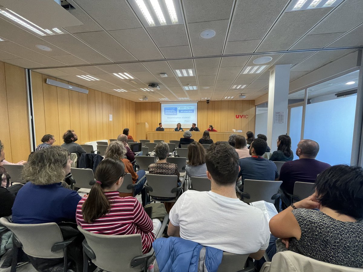 3rd Workshop of our research group M3O has just started! We will be discussing #ResponsibleResearch and #Innovation <a href="/uvic_m3o/">Research group M3O</a> #3JM3O