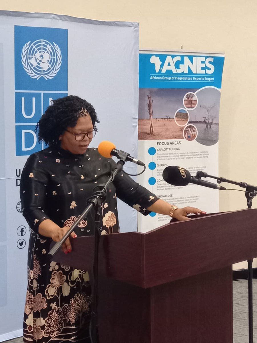 The official national launch of the granular #gender and #climatechange vulnerability hotspot mapping for decision support in #Botswana.
Minister of Environment and Tourism- Hon. Philda Kereng officially launched the event.