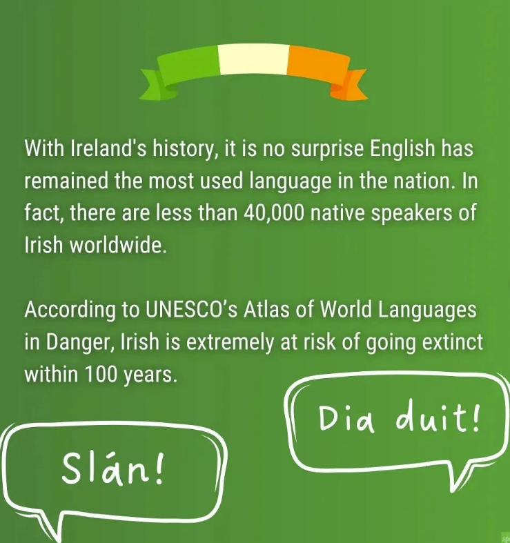 SpeakLanguageVA's tweet photo. Are you learning Irish?
.
.
.
#irish #stpatricksday #stpattysday #learnirish #gaelic #studyirish #studygaelic #speaklanguagecenter #languagelearner #languagelover #studylanguages #studygram #languagegram #irishlanguage #irishlanguagelearners #gaeliclanguage #irishamerican https://t.co/dg2Mn08Rzi