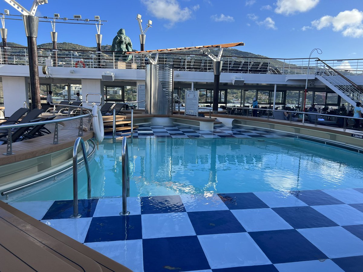 CruisingColeman's tweet photo. Pool views onboard Celebrity Constellation. The main pool is quite long and great for swimming. The smaller pool is perfect for bathing and cooling off

#celebritycruises #celebrityconstellation #cruise #poolviews https://t.co/v53HeOCcr2