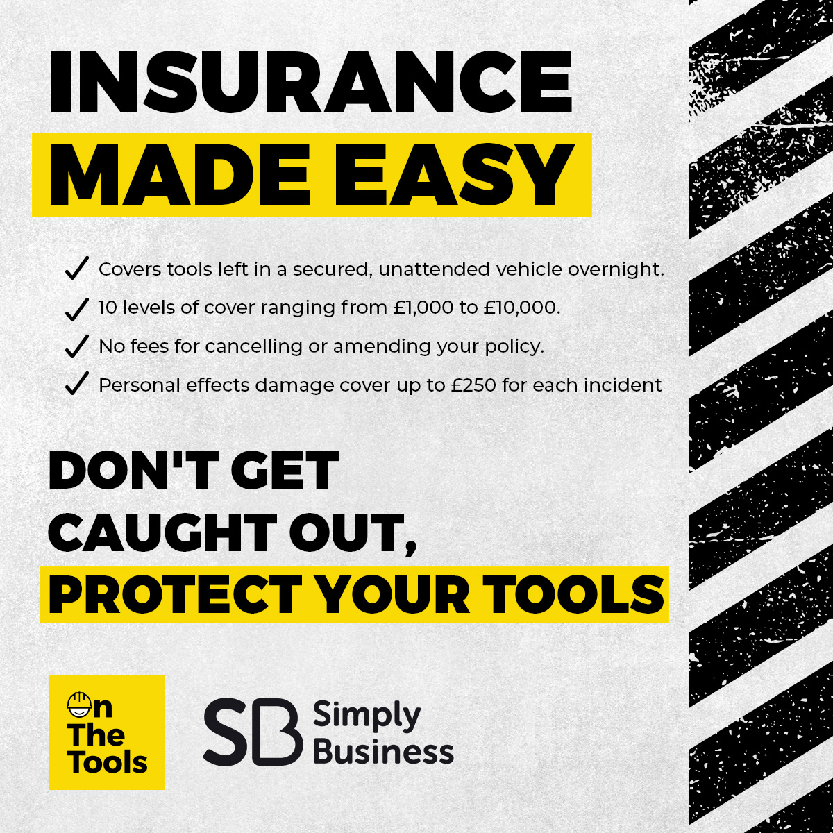 On The Tools on Twitter "👍 Simply Business offer tool insurance in