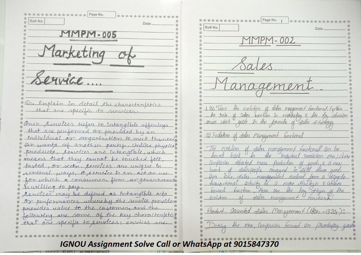 ignou_solve's tweet image. If you want good marks in your IGNOU exam, then you landed at right place. We provide you all IGNOU solved guess papers and assignment.

ignouassignmentsolve.com

|| +91 90 158 47370 ||

#ignousolvedassignment #ignouhandwrittenassignment #ignouassignmentsolution  #ignouguesspaper