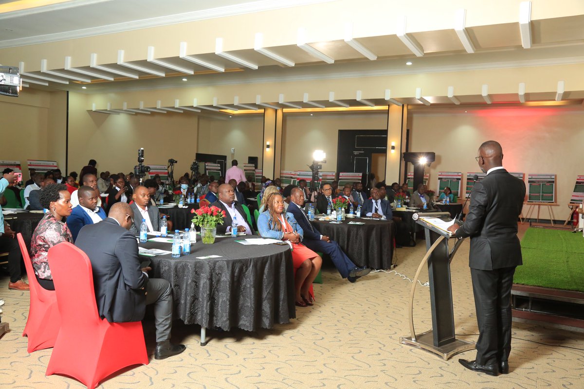 RIFMakerere's tweet photo. Pictures from the @GovUganda Chief Whip, Hon @HamsonObua remarks on the High-Level Breakfast meeting to share the Achievements of @RIFMakerere.
Hon Hamson Obua also took part in interview session from different media outlets. #MakResearch https://t.co/GdlZCN12ur