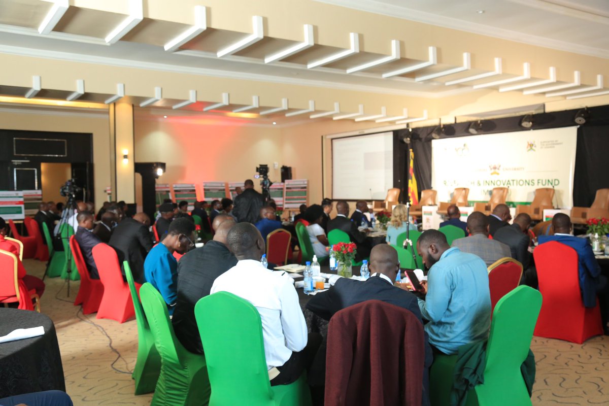 RIFMakerere's tweet photo. Pictures from the @GovUganda Chief Whip, Hon @HamsonObua remarks on the High-Level Breakfast meeting to share the Achievements of @RIFMakerere.
Hon Hamson Obua also took part in interview session from different media outlets. #MakResearch https://t.co/GdlZCN12ur