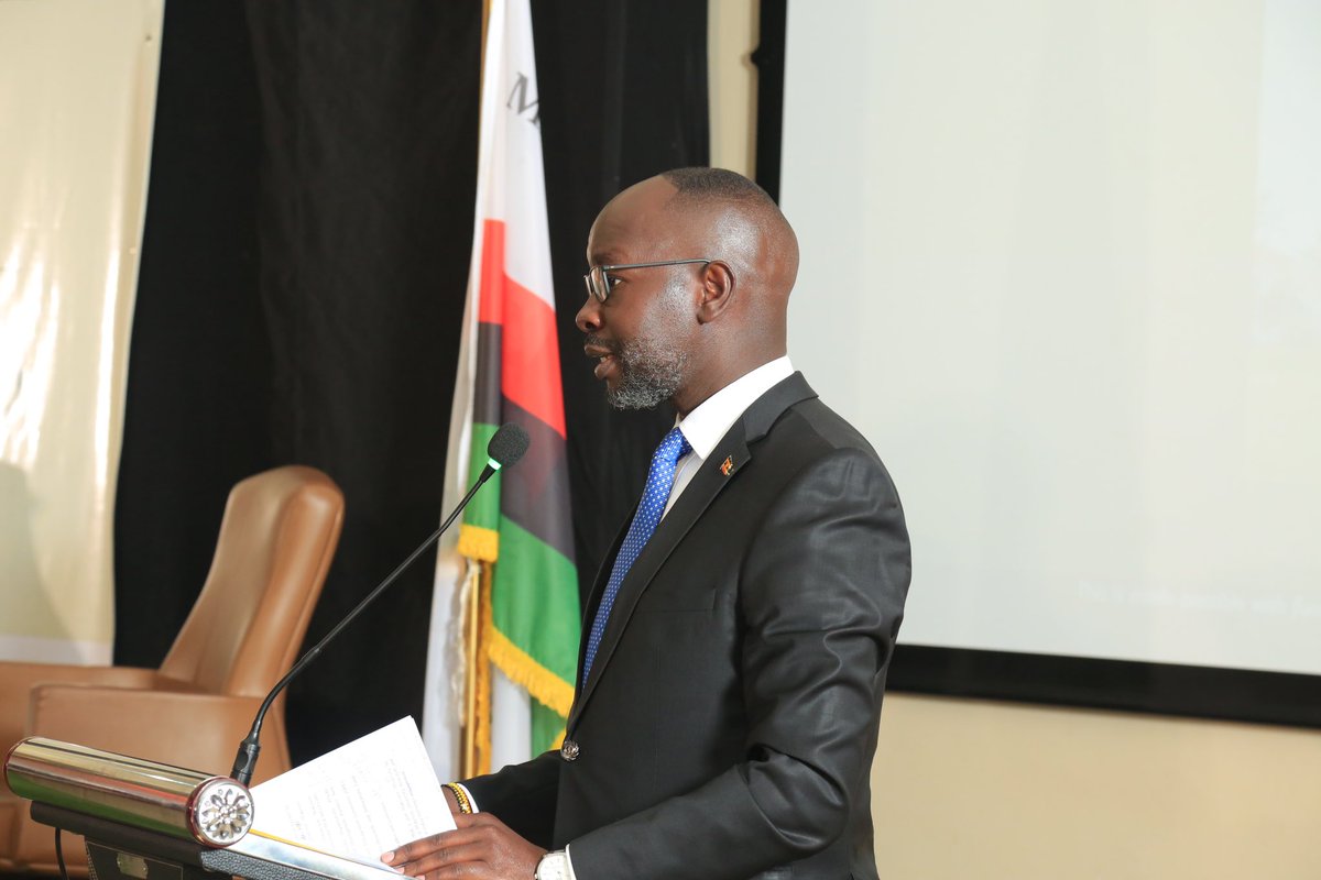 RIFMakerere's tweet photo. Pictures from the @GovUganda Chief Whip, Hon @HamsonObua remarks on the High-Level Breakfast meeting to share the Achievements of @RIFMakerere.
Hon Hamson Obua also took part in interview session from different media outlets. #MakResearch https://t.co/GdlZCN12ur