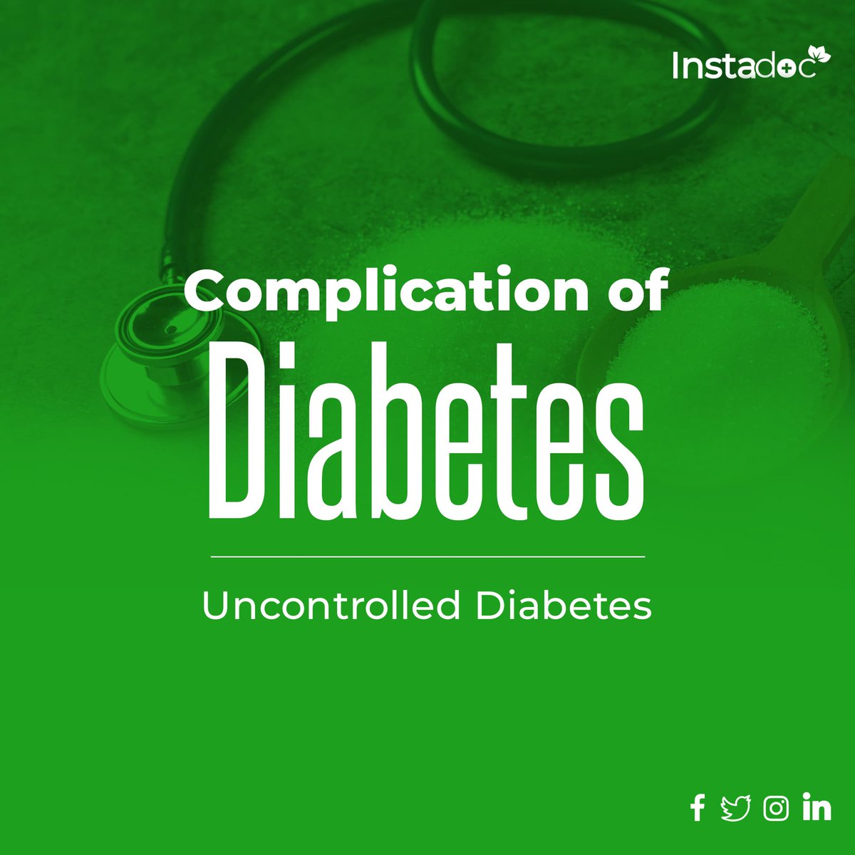 Instadoc_247's tweet photo. Complications of Diabetes when poorly managed or uncontrolled, diabetes can cause a lot of complications that can affect nearly every organ of the human body. Continue reading... https://t.co/65sUjqMIXy https://t.co/YaH6Hu0w1D