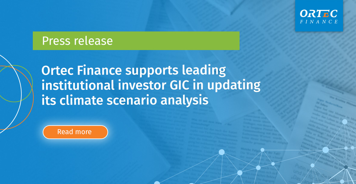 Ortec Finance in partnership with Cambridge Econometrics, has supported global institutional investor GIC in updating its climate scenario analysis. Read more 👉bit.ly/41CPF0t #climaterisk #climatescenarioanalysis #climatescenarios