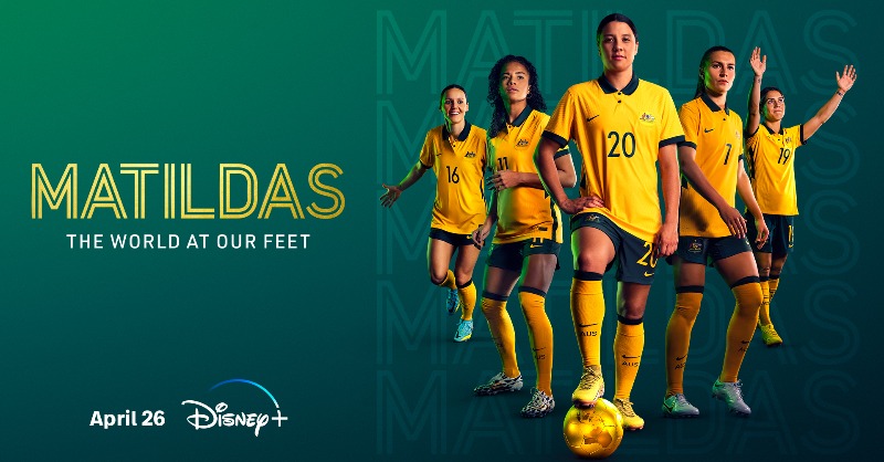TheMatildas's tweet photo. 🍿 All 6 episodes streaming now 🍿

@DisneyPlus' six-part documentary series, “Matildas: The World at Our Feet”, is NOW LIVE! 

#WeAreMatildas #MatildasOnDisneyPlus