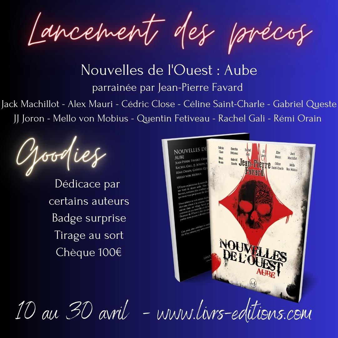LivrS_Editions's tweet photo. Et si on (re)faisait un petit focus sur nos préco ? 
Plus que 4 jours pour craquer sur notre anthologie western horrifique et recevoir de supers goodies dont un chèque de 100 euros 🤯
Aube -> https://t.co/39PKz8NRgD
Crépuscule -> https://t.co/yErw4ll5Md https://t.co/kwxKD11esT