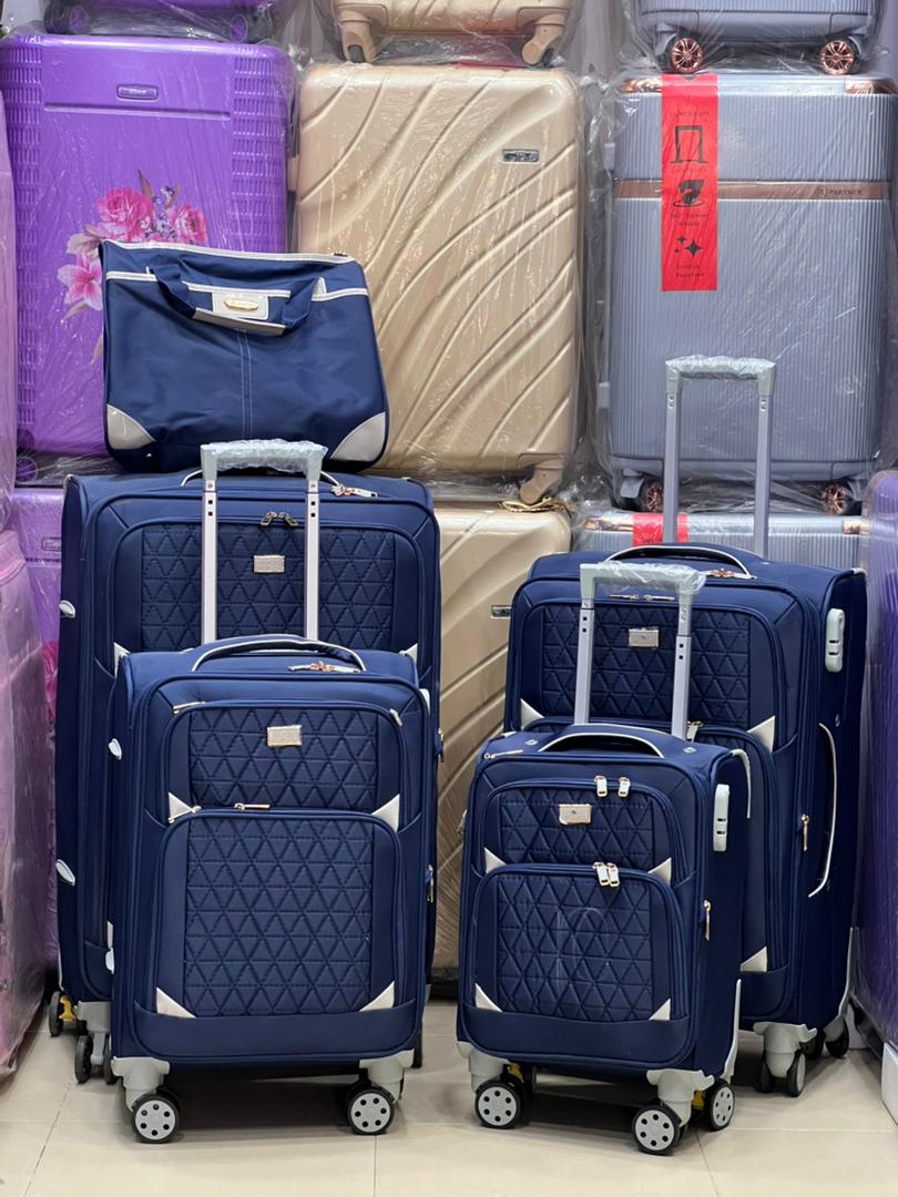 Prudent Luggage on X Quality Swiss Polo luggage set in different colors with 360 wheelers neat expandable interiors durable zippers and number lock system. It s lightweight too Available in sets and p...
