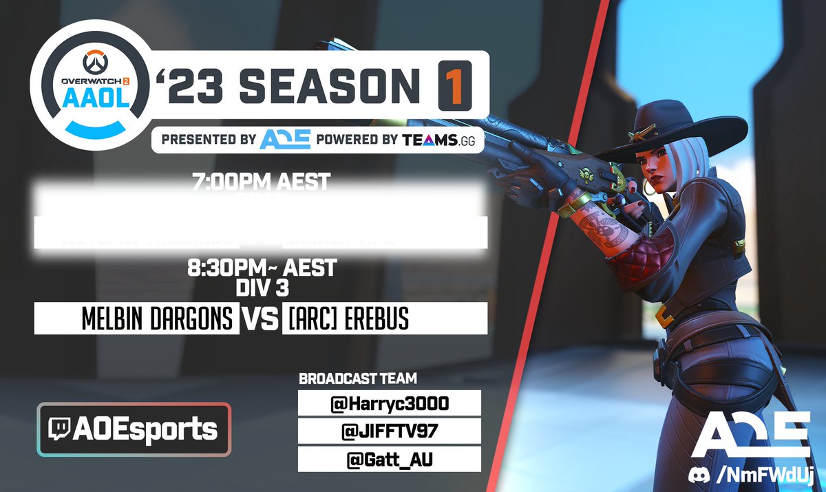 😎 One game is locked in.

AAOL streams return this Saturday at 7pm AEST!

Who will be our opening match? 🤔

At 8:30 we've got UniMelbs' Melbin Dargons vs <a href="/ArcadiaEsports/">Arcadia Esports</a>'s Erebus  (🧅bus)