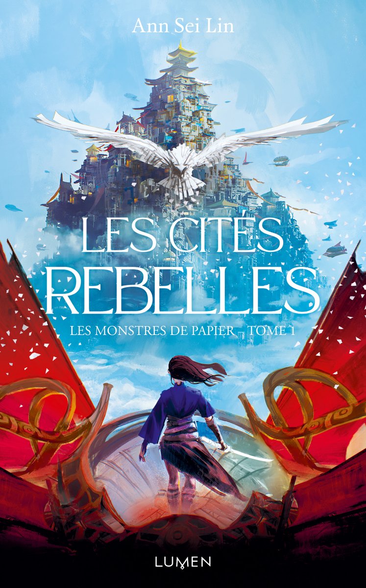 LumenEditions's tweet photo. En librairie le 1er juin : Les Monstres de papier T01 : Les Cités rebelles de Ann Sei Lin ! 
On vous laisse en admirer le visuel de couverture... 😍 https://t.co/iW7uoOYlzG