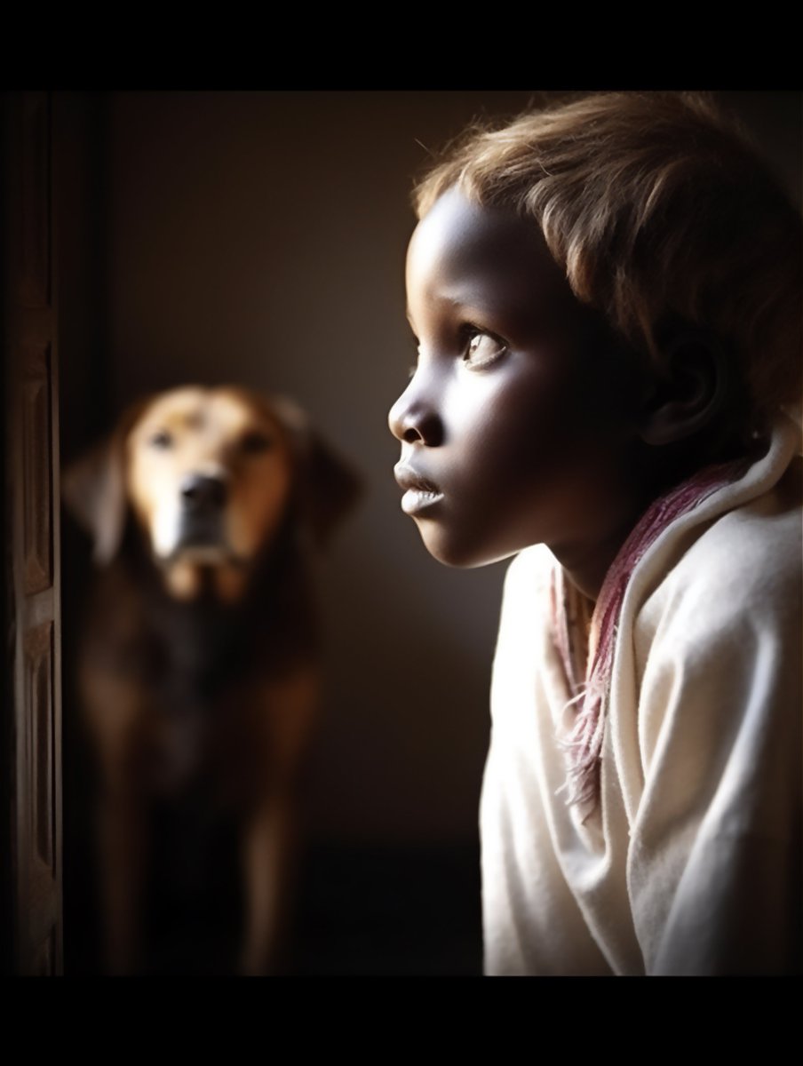 Photography_Ai_'s tweet image. Loyal Companion
#dramaticportrait #mananddog #melancholicmood #photographyart #nationalgeographic #storytelling #emotional #humanandpet #fineartphotography #Africa #lifewithpets #lifeisart #artandlife #midjourney