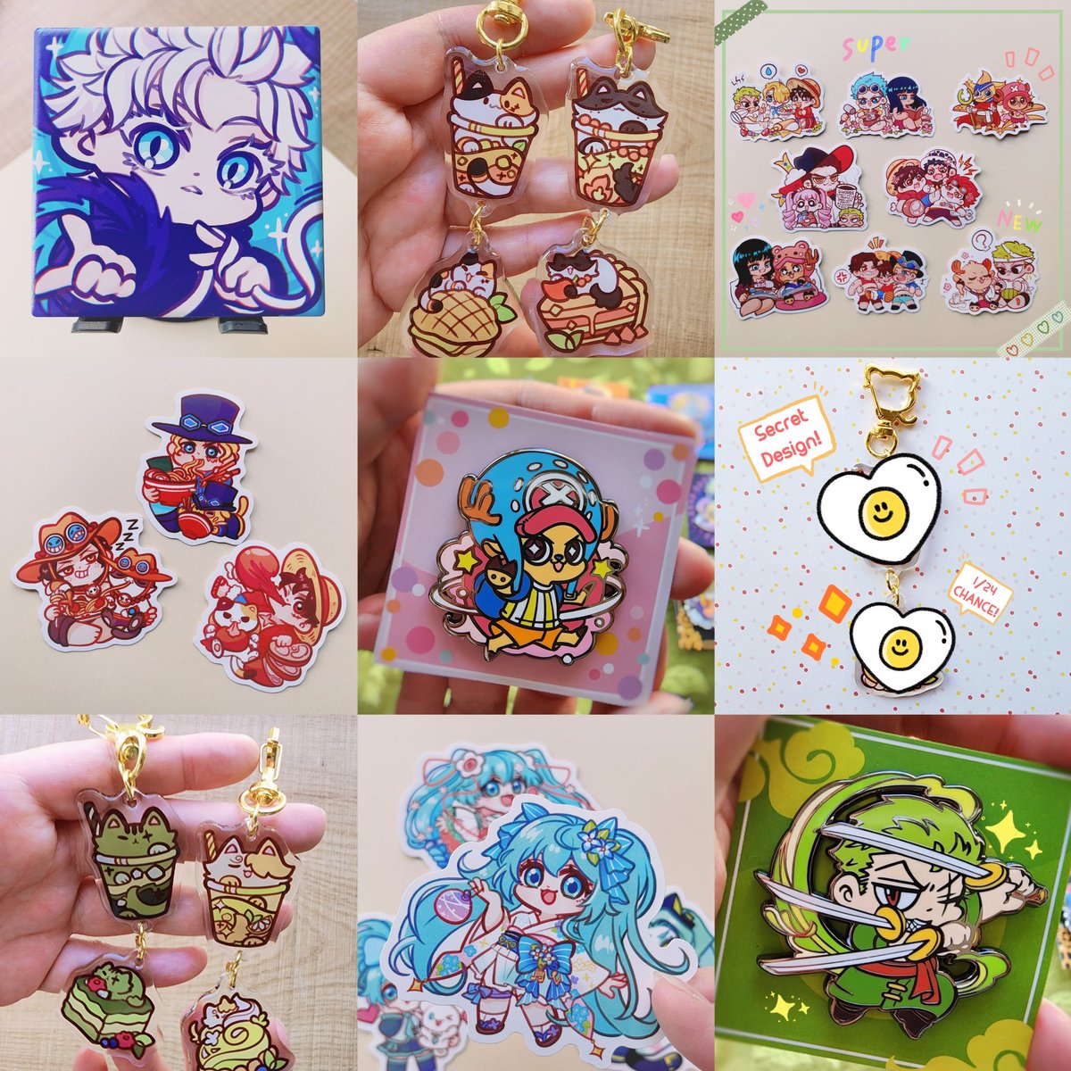 Nominno_rice's tweet photo. ✨Shop update coming soon!✨
[RTs appreciated💖] 

Major shop update coming this weekend  (๑•̀ㅂ•́)و✧
⭐️Stickers
⭐️Keychains 
⭐️Enamel pins
⭐️Tote bags and more!

Follow my Kofi for update notifications!
https://t.co/5WifGRzaIJ

#ONEPIECE #JJK #CSM https://t.co/PbSAWWr3h1