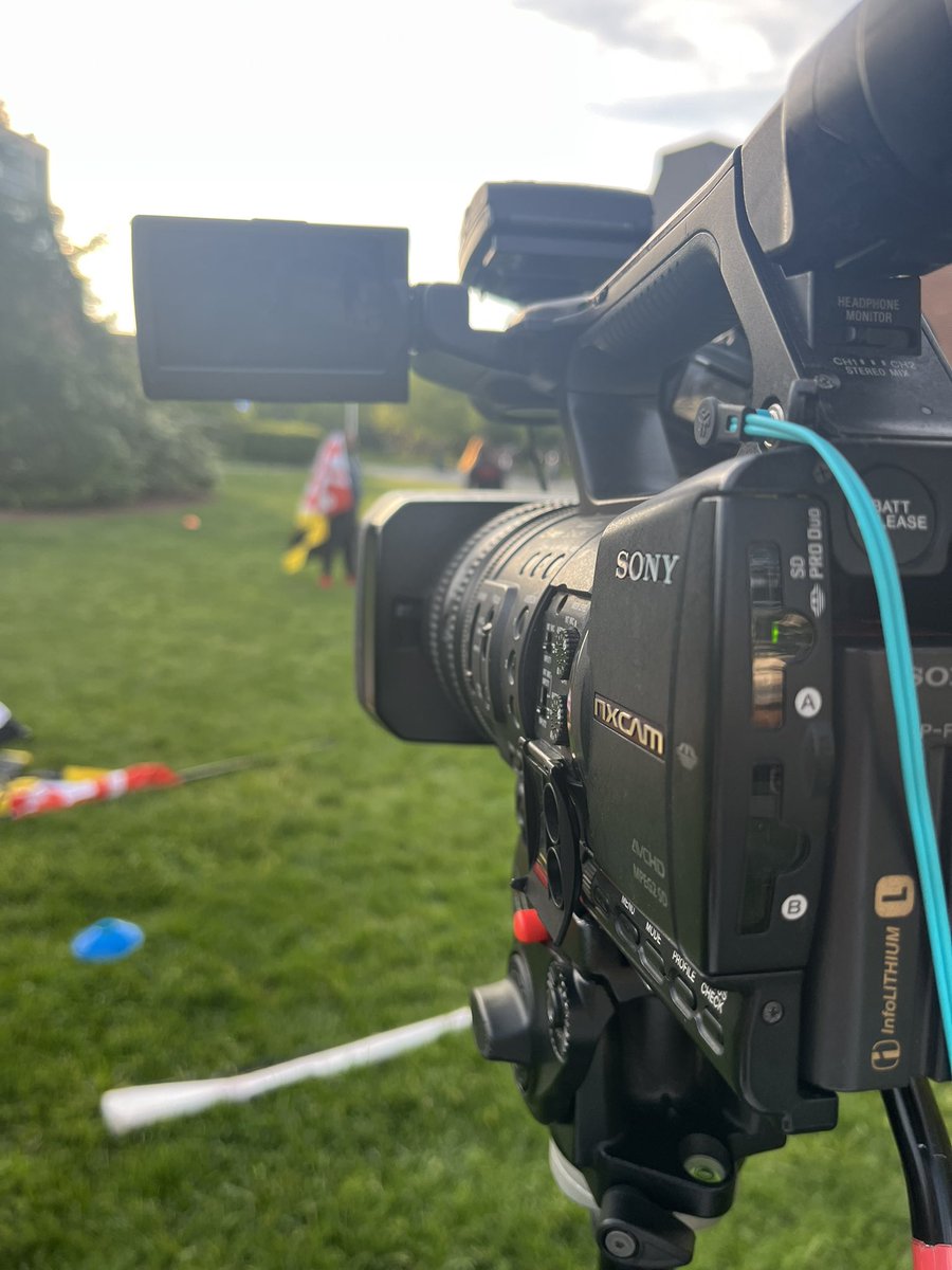 rachelkbrock's tweet photo. Had so much fun shooting with the University of Maryland’s Spring Guard Team. Stay tuned for a full package on their amazing Maryland Day performance! #J262F https://t.co/rEcIQMQYLE