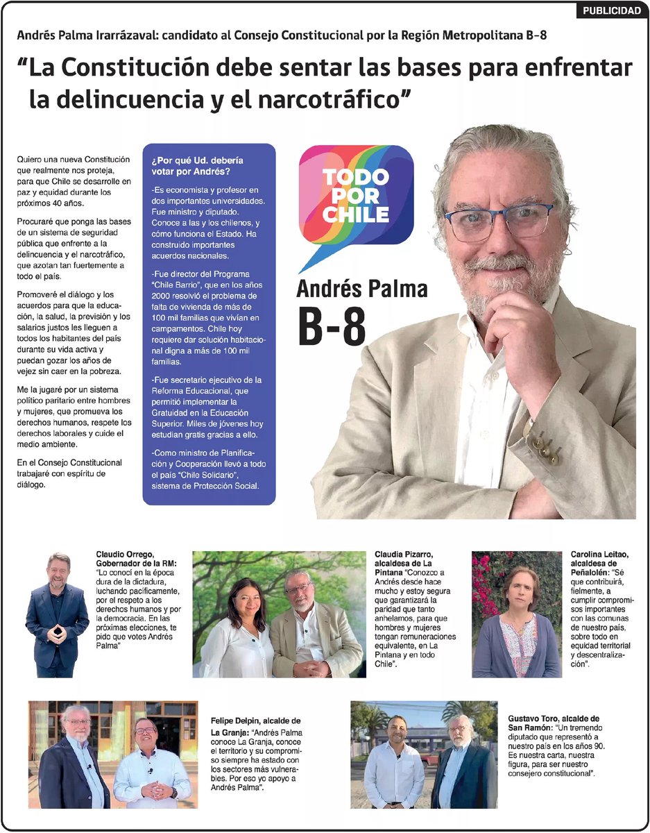 jcreyess's tweet photo. Vale la pena votar el 7 de mayo y, Andrés Palma es una muy buena opción https://t.co/P6sxZA0EIP