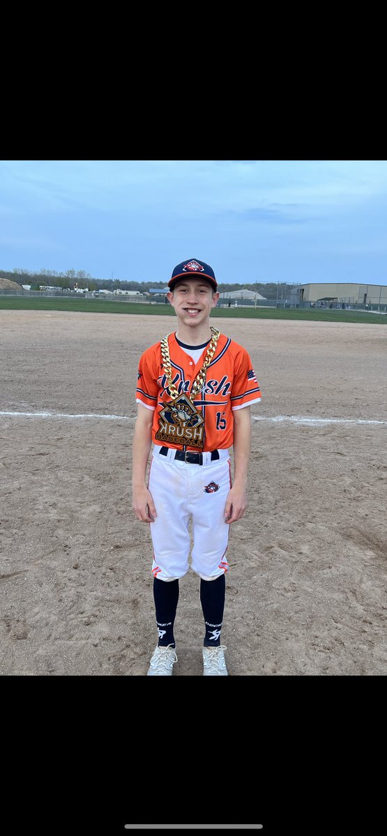 14Krush's tweet photo. Krush Swag Chain goes to Brady Runte tonight. Played a great game tonight behind the plate and on the mound. #lastride #krushomaha #swagchain https://t.co/IO8ICxyWet