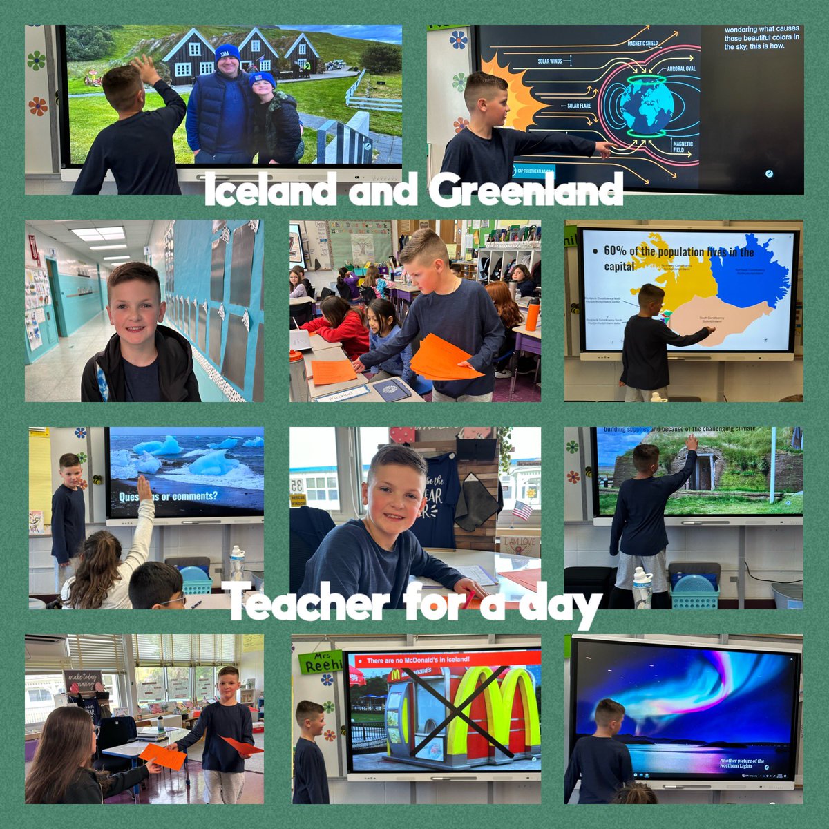 Rm 35 <a href="/ParkwayPOB/">JudyJacobsParkwayPOB</a> was in for a treat today! #teacherforaday Mr. J. took us on a trip to Iceland and Greenland! He shared his knowledge and experiences with us to bring them alive!#wearesolucky #sodhouses #icebergs #hotsprings <a href="/POBSchools/">POB Schools</a> <a href="/mrsclampittPOB/">Joanna Clampitt</a> <a href="/mrsyohePOB/">Stephanie Yohe 🍍</a> <a href="/marytomeara/">Mary O’Meara</a>