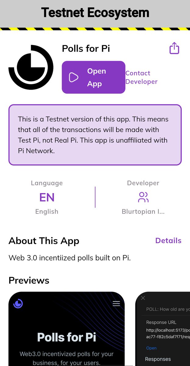 Pi News (@pinewsmedia) on Twitter photo <a href="/PiCoreTeam/">Pi Network</a> The Polls for Pi app won the PiHackathon 🏆, we congratulate him and hope he can make more contributions to the Pi Network community! Moving towards mainnet 🚶🏻♂️ <a href="/PiCoreTeam/">Pi Network</a> The Polls for Pi app won the PiHackathon 🏆, we congratulate him and hope he can make more contributions to the Pi Network community! Moving towards mainnet 🚶🏻♂️